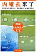 獨(dú)家工藝：斯曼克可為噴絲板小孔拋光內(nèi)錐效果！