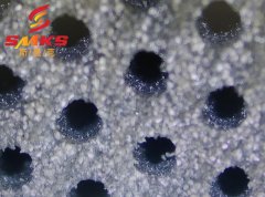  磨粒流拋光小孔內(nèi)壁，50個(gè)小孔同時(shí)拋光，5分鐘！ 