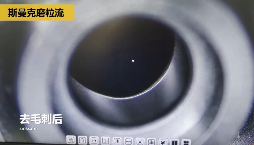 <a href='http://www.yyjdwx.com' target='_blank'><u>內(nèi)孔去毛刺</u></a>，當(dāng)然用磨粒流??！
