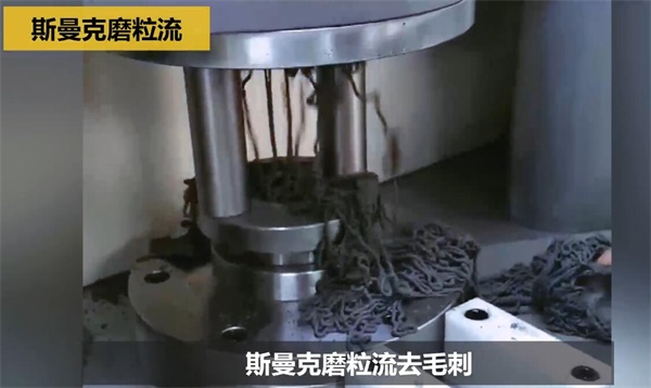 用<a href='http://www.yyjdwx.com' target='_blank'><u>流體拋光機(jī)</u></a>，去除斜孔內(nèi)毛刺