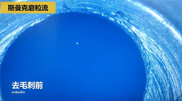 用<a href='http://www.yyjdwx.com' target='_blank'><u>流體拋光機(jī)</u></a>，去除斜孔內(nèi)毛刺